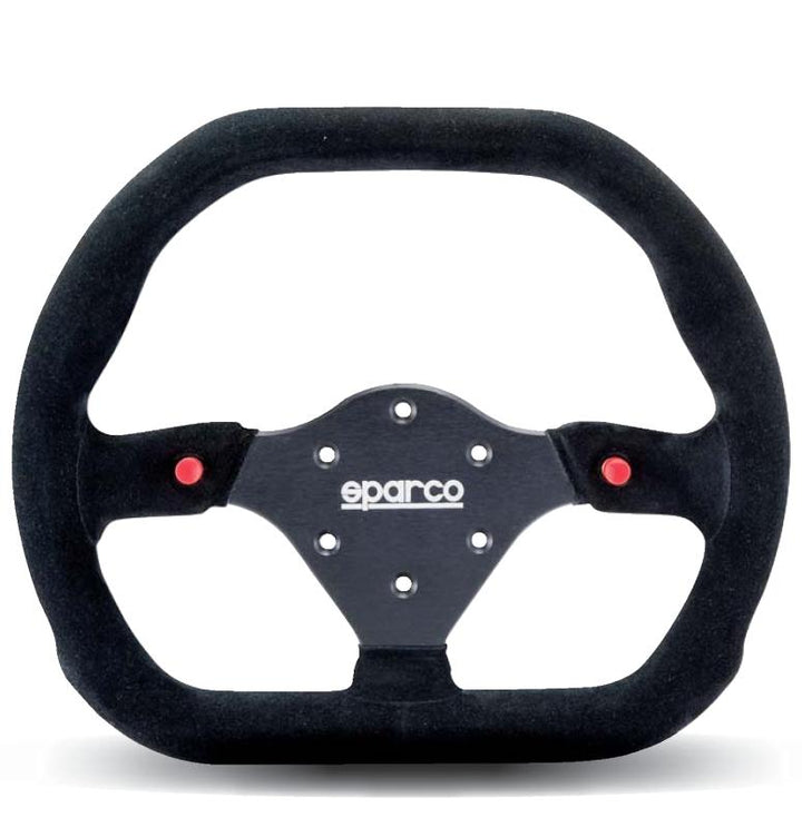Sparco Steering Wheel 310X260 Suede Black - Bull Strap