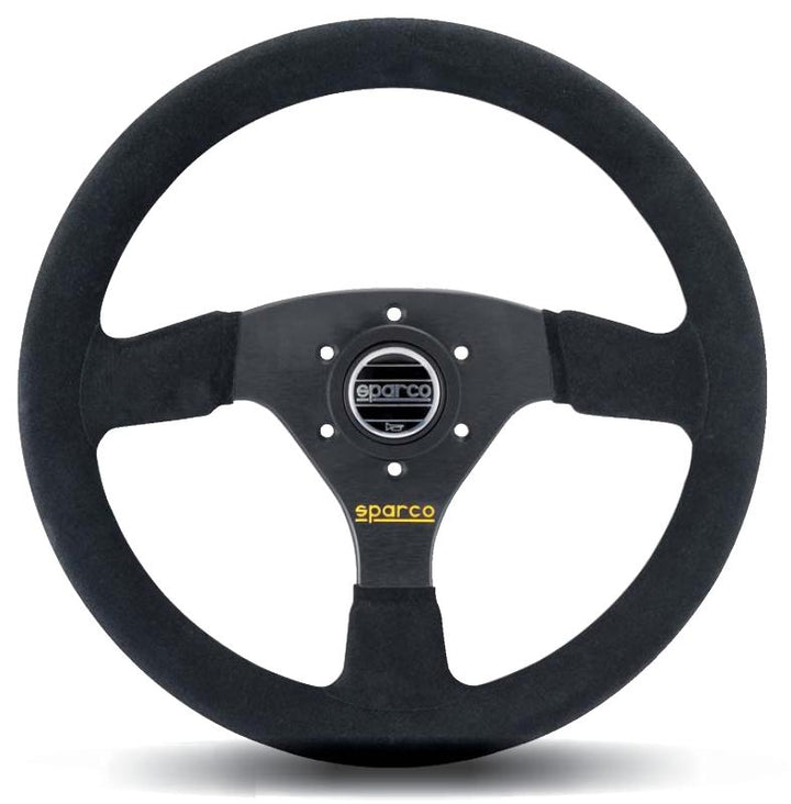 Sparco Steering Wheel 323 Suede Black - Bull Strap