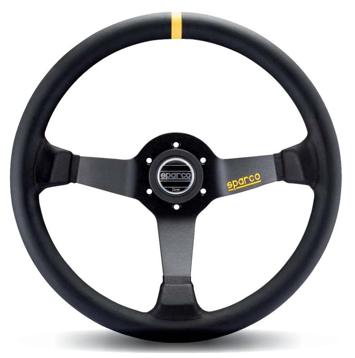 Sparco Steering Wheel 325 Suede Black - Bull Strap