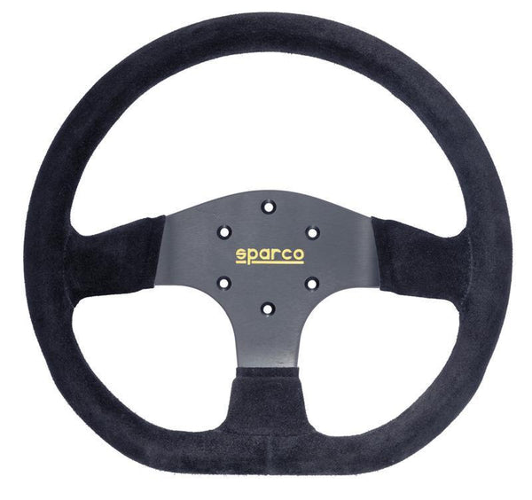 Sparco Steering Wheel 353 Suede Black (NO HORN INCLUDED) - Bull Strap