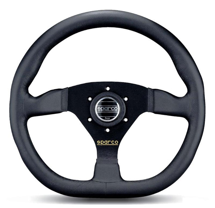 Sparco Steering Wheel L360 Ring Suede Black - Bull Strap