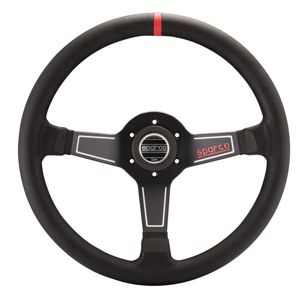 Sparco Steering Wheel L575 Monza Suede - Bull Strap