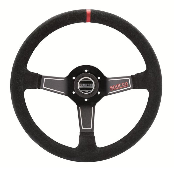 Sparco Steering Wheel L575 Monza Suede - Bull Strap