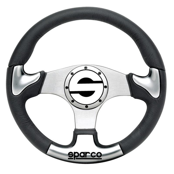 Sparco Steering Wheel P 222 Silver - Bull Strap