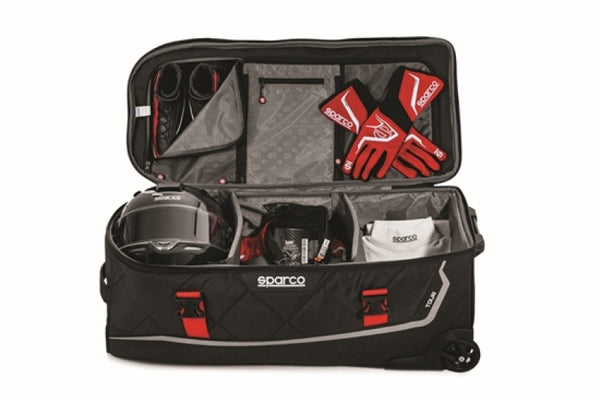 Sparco Tour Bag Martini-Racing Black/Red - Bull Strap