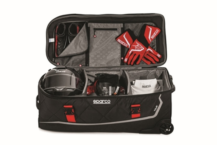 Sparco Tour Bag Martini-Racing Black/Red - Bull Strap