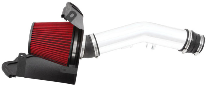 Spectre 10-18 Toyota FJ 10-15 4Runner V6-4.0L F/I Air Intake Kit - Polished w/Red Filter - Bull Strap