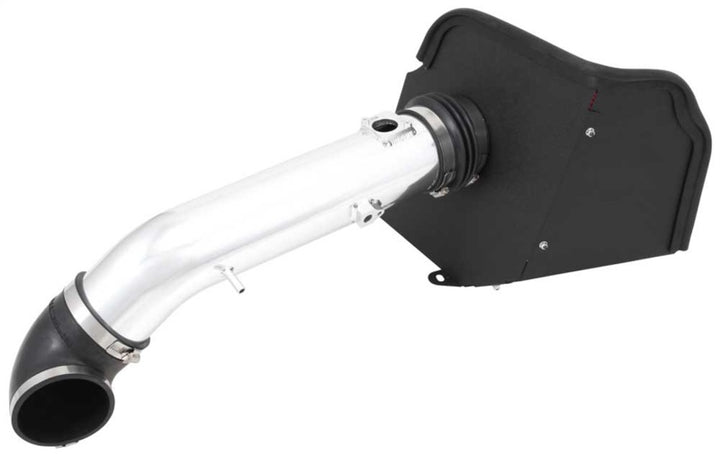 Spectre 11-13 GM 2500HD/3500HD V8-6.0L F/I Air Intake Kit - Polished w/Red Filter - Bull Strap