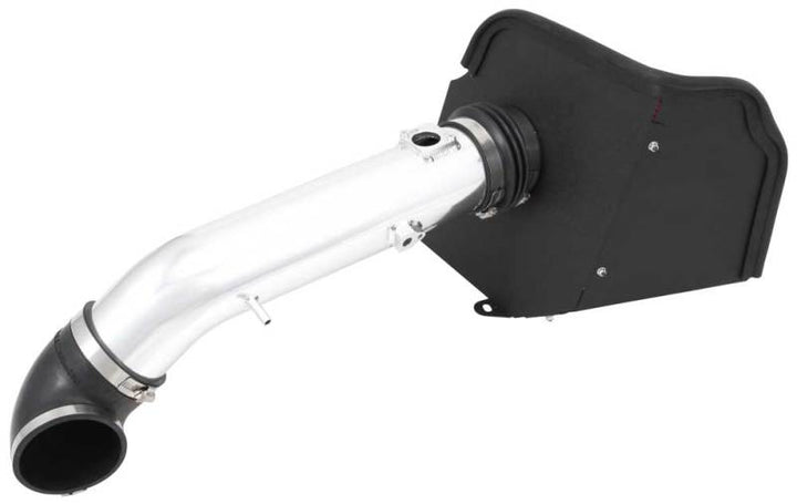 Spectre 11-13 GM 2500HD/3500HD V8-6.0L F/I Air Intake Kit - Polished w/Red Filter - Bull Strap