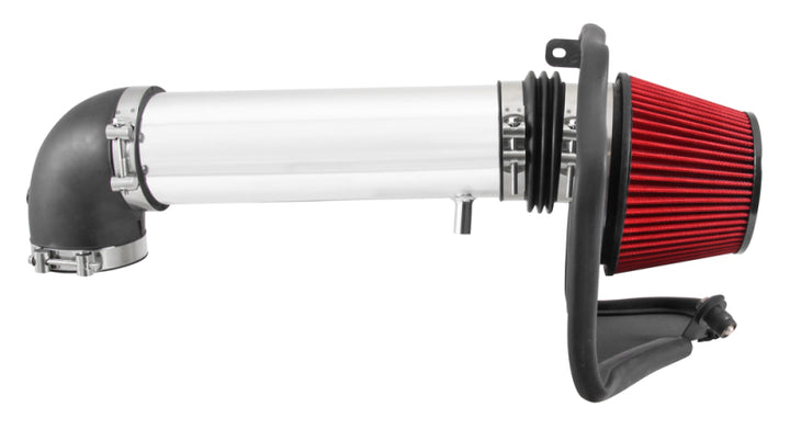 Spectre 11-17 Dodge Challenger/Charger 5.7L V8 Air Intake Kit - Polished w/Red Filter - Bull Strap