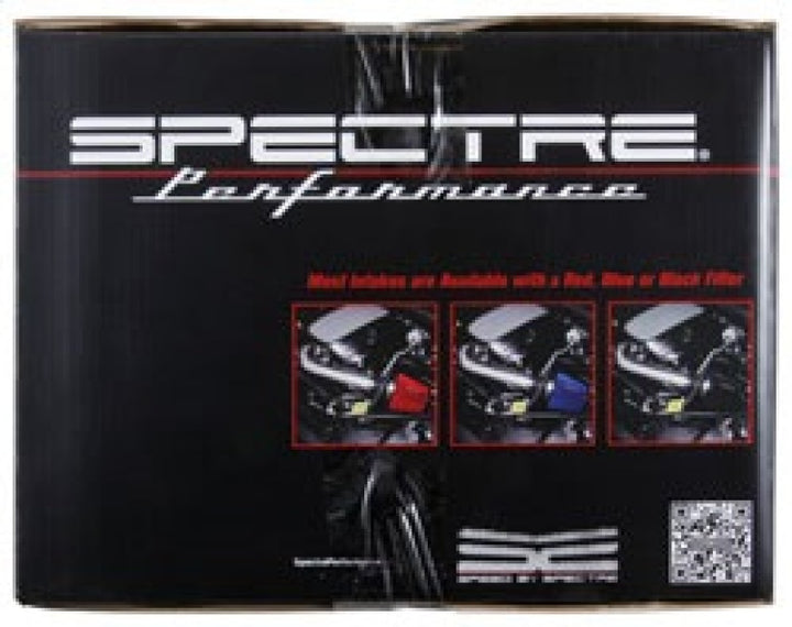 Spectre 16-18 Jeep Grand Cherokee V6-3.6L F/I Air Intake Kit - Polished w/Red Filter - Bull Strap