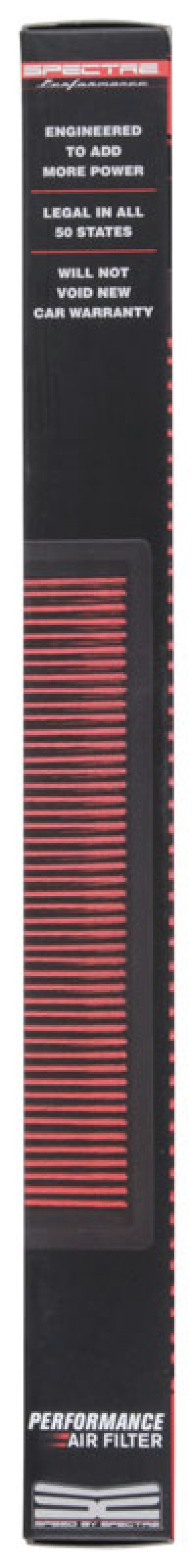 Spectre 2007 Chevy Camaro 3.8L/5.7L V6/V8 F/I Replacement Panel Air Filter - Bull Strap
