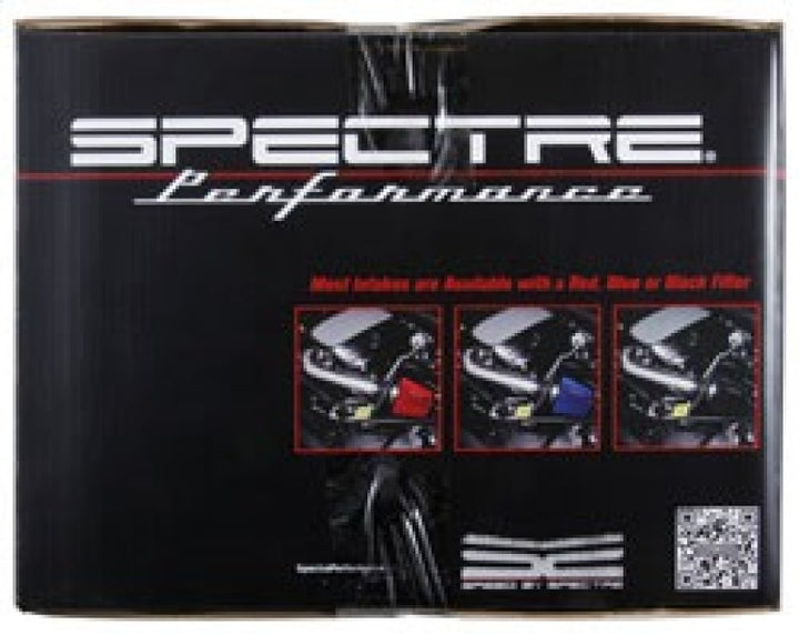 Spectre 2018 Jeep Wrangler V6-3.6L F/I Air Intake Kit - Polished w/Red Filter - Bull Strap