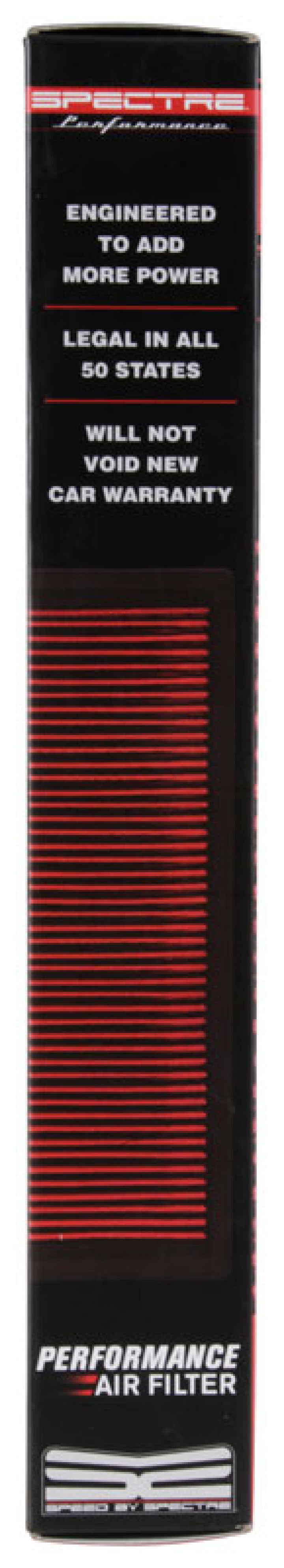 Spectre 2018 Nissan Frontier 4.0L V6 F/I Replacement Panel Air Filter - Bull Strap