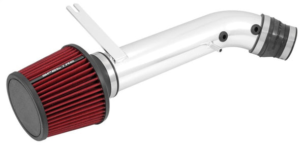 Spectre 92-00 Honda Civic L4-1.6L F/I Air Intake Kit - Polished w/Red Filter - Bull Strap