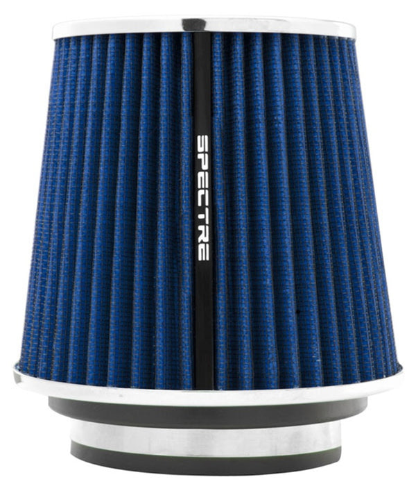 Spectre Adjustable Conical Air Filter 5-1/2in. Tall (Fits 3in. / 3-1/2in. / 4in. Tubes) - Blue - Bull Strap