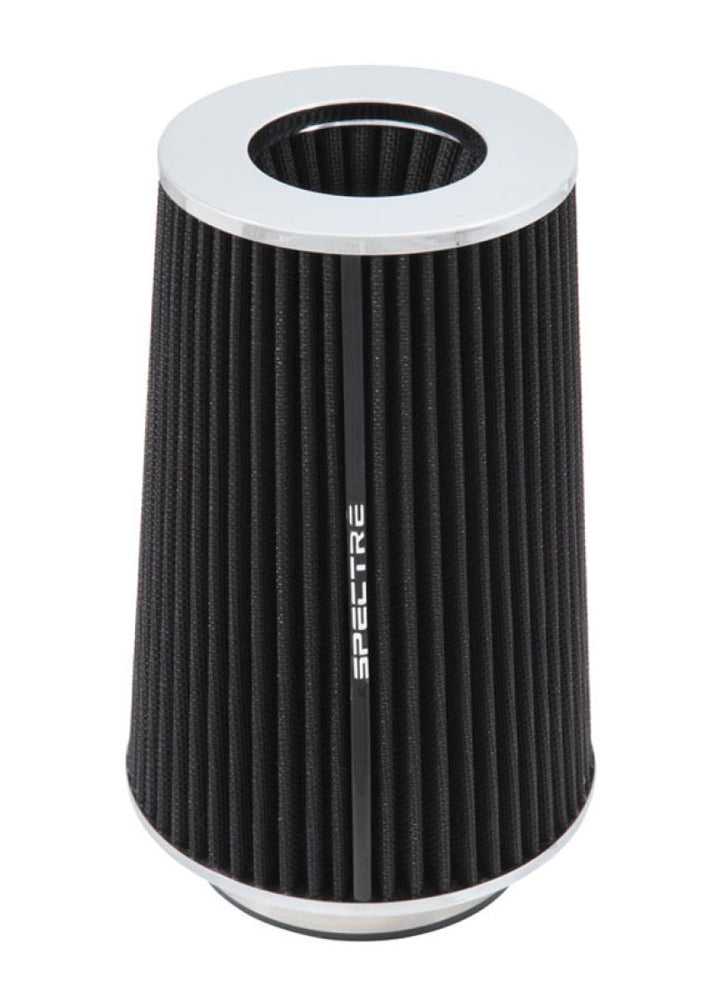 Spectre Adjustable Conical Air Filter 9-1/2in. Tall (Fits 3in. / 3-1/2in. / 4in. Tubes) - Black - Bull Strap
