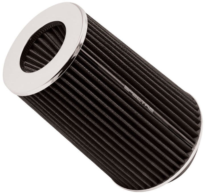 Spectre Adjustable Conical Air Filter 9-1/2in. Tall (Fits 3in. / 3-1/2in. / 4in. Tubes) - Black - Bull Strap