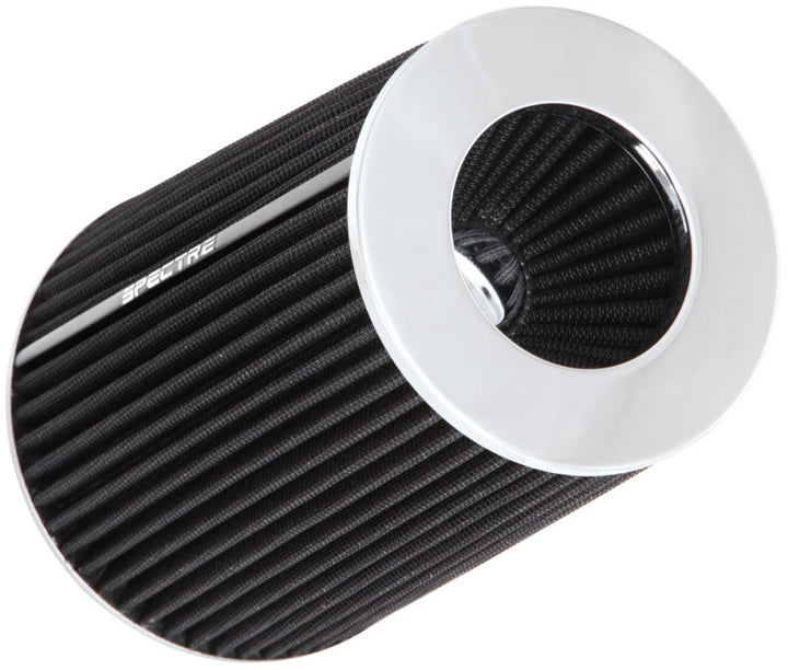 Spectre Adjustable Conical Air Filter 9-1/2in. Tall (Fits 3in. / 3-1/2in. / 4in. Tubes) - Black - Bull Strap