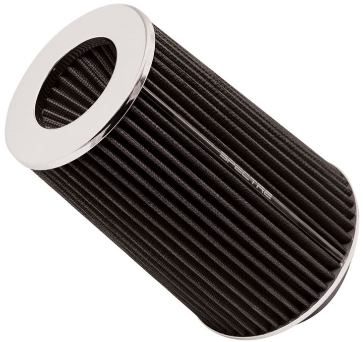 Spectre Adjustable Conical Air Filter 9-1/2in. Tall (Fits 3in. / 3-1/2in. / 4in. Tubes) - Black - Bull Strap