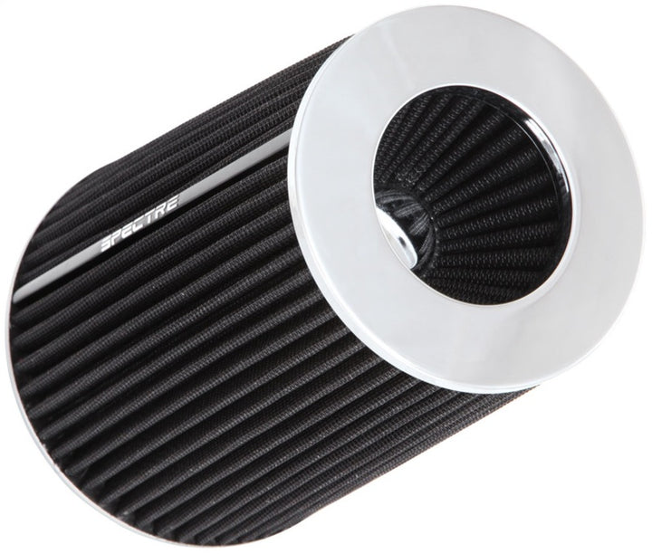 Spectre Adjustable Conical Air Filter 9-1/2in. Tall (Fits 3in. / 3-1/2in. / 4in. Tubes) - Black - Bull Strap