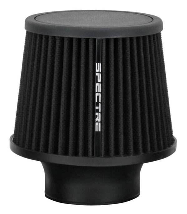 Spectre Conical Air Filter 3in. Flange ID / 6in. Base OD / 6.5in. Height - Black - Bull Strap