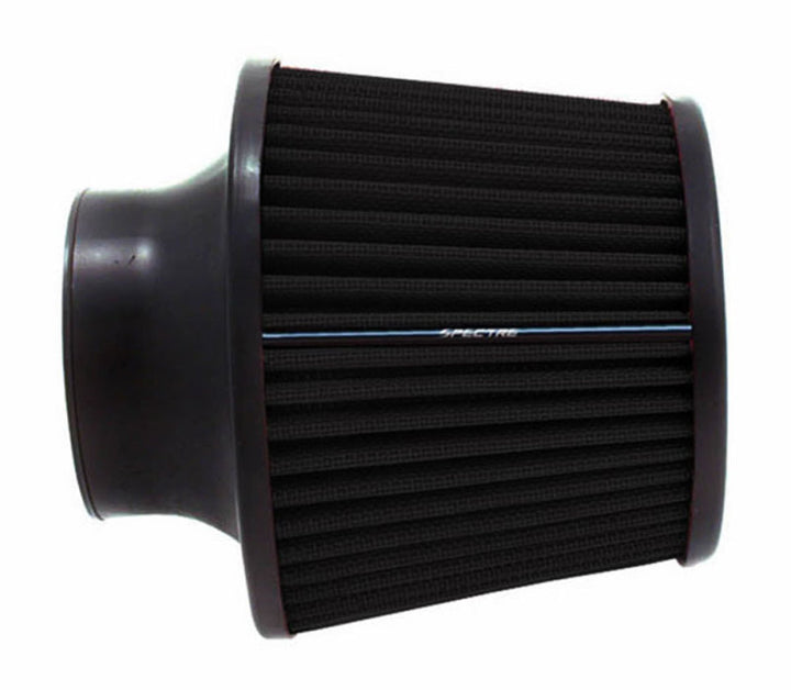 Spectre Conical Air Filter 3in. Flange ID / 6in. Base OD / 6.5in. Height - Black - Bull Strap