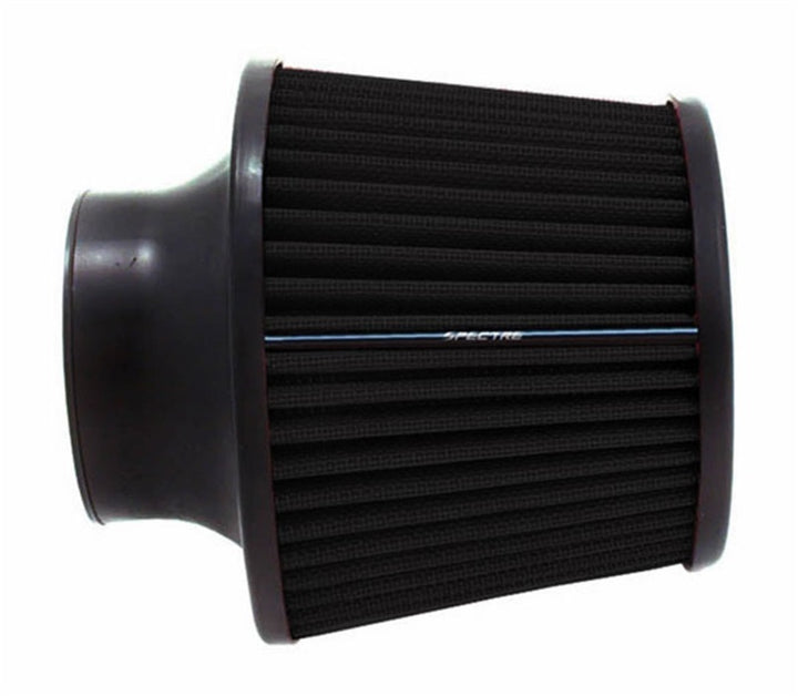 Spectre Conical Air Filter 3in. Flange ID / 6in. Base OD / 6.5in. Height - Black - Bull Strap