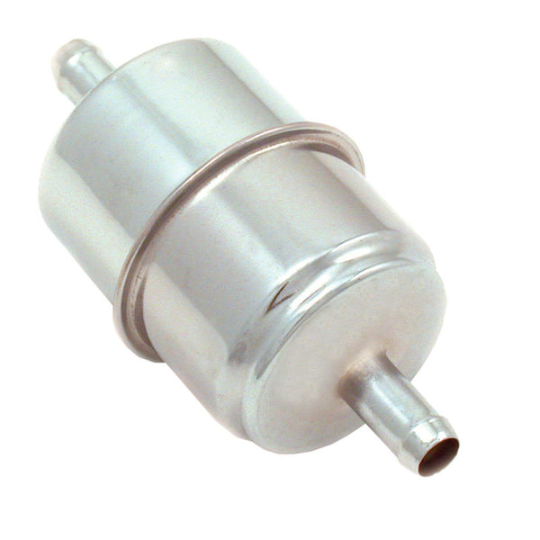 Spectre Fuel Filter (Fits 5/16in. & 3/8in.) - Chrome - Bull Strap