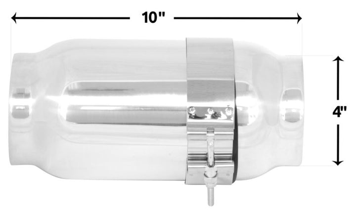 Spectre Inline Air Box 5in. w/Filter - Bull Strap