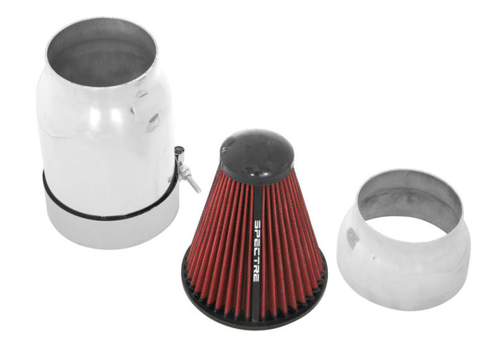 Spectre Inline Air Box 5in. w/Filter - Bull Strap