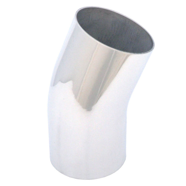 Spectre Universal Tube Elbow 3in. OD / 22 Degree - Aluminum - Bull Strap