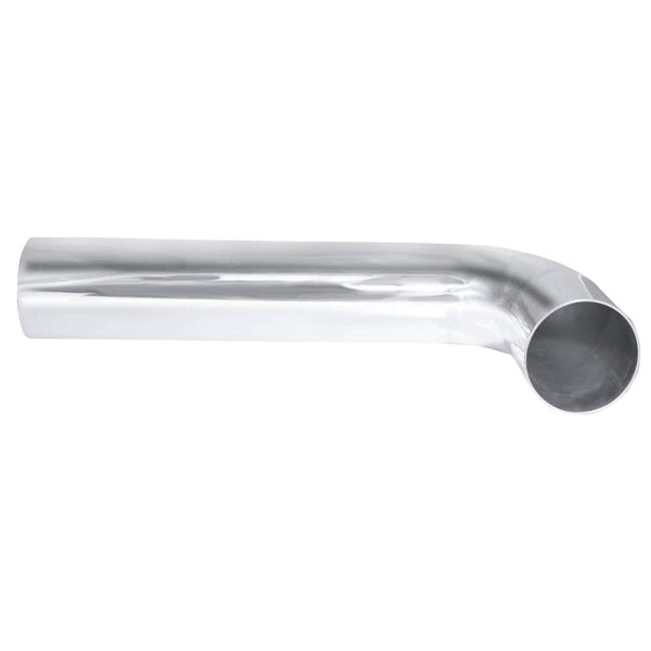 Spectre Universal Tube Elbow 4in. OD x 16in. Length / 90 Degree - Aluminum - Bull Strap