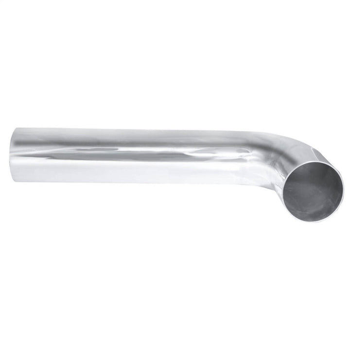 Spectre Universal Tube Elbow 4in. OD x 16in. Length / 90 Degree - Aluminum - Bull Strap