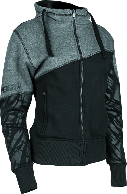 Speed and Strength Cat Outa Hell Hoody Grey/Black Womens - 2XL - Bull Strap