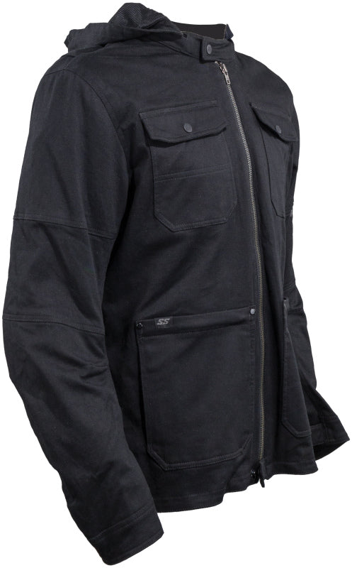 Speed and Strength Dogs Of War 2.0 Textile Jacket Black - XL - Bull Strap