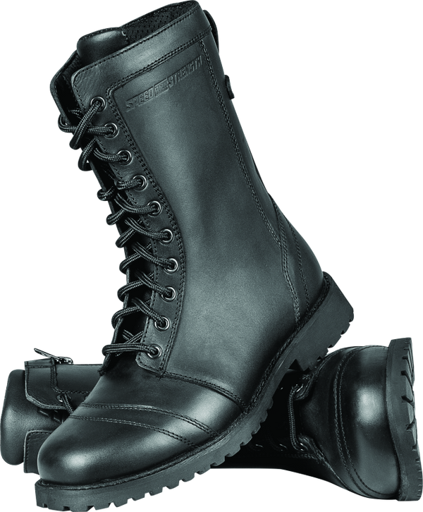 Speed and Strength Fast Times Leather Boots Black Womens Size - 7 - Bull Strap