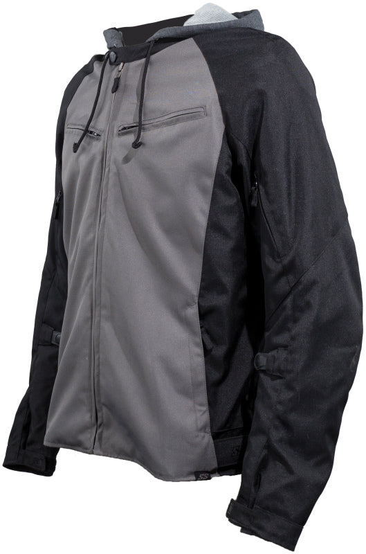 Speed and Strength Off The Chain 3.0 Textile Jacket Charcoal - XL - Bull Strap