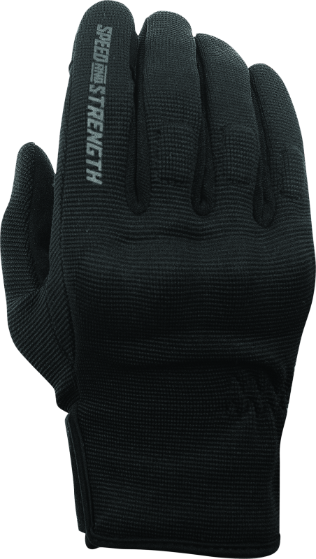 Speed and Strength Speed Society Gloves Black Womens -XS - Bull Strap