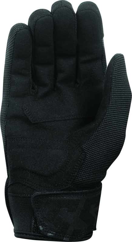 Speed and Strength Speed Society Gloves Black Womens -XS - Bull Strap