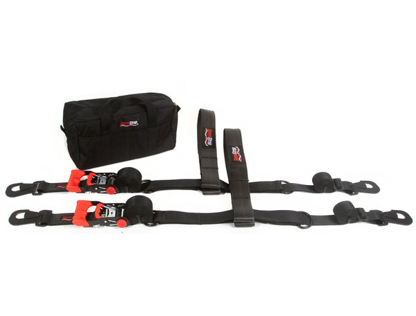 SpeedStrap Essential UTV Tire Bonnet Kit - Black - Bull Strap