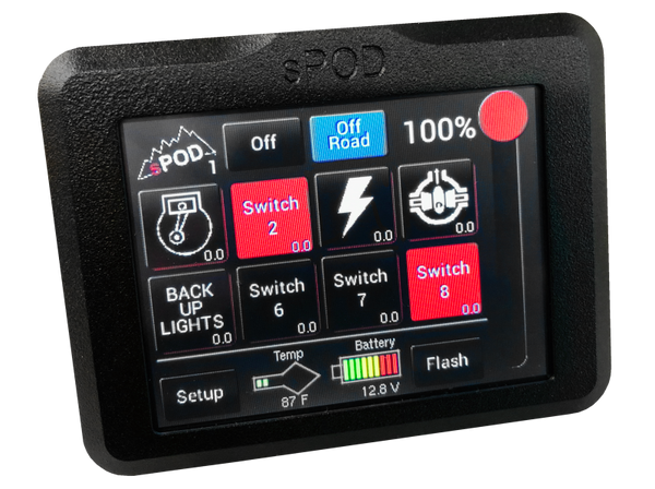Spod 8 Circuit Systems Add-On Touchscreen - Bull Strap