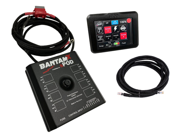 Spod BantamX Touchscreen for Uni (84 In Battery Cables) - Bull Strap