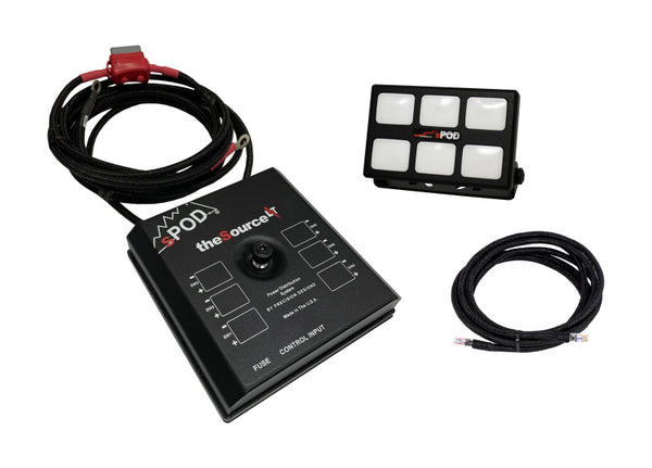 Spod SourceLT w/ Mini6 for Universal 84 Inch Battery Cables - Bull Strap