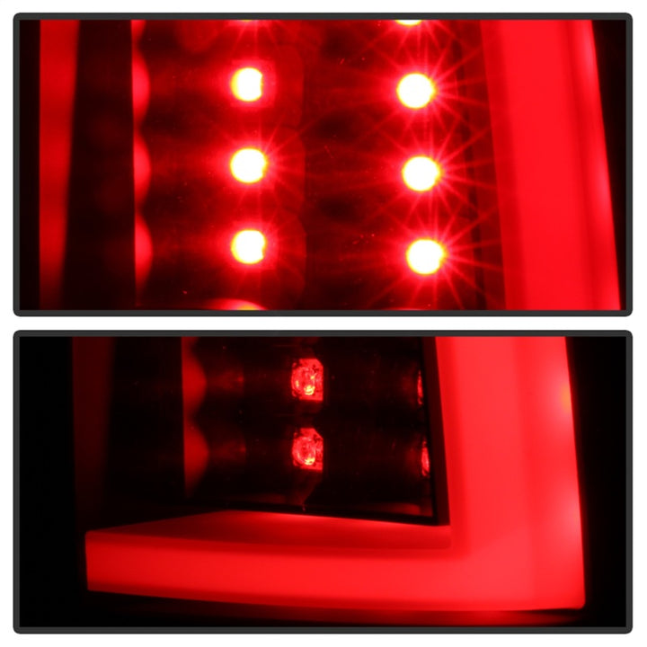 Spyder 03-06 Chevy Silverado - (Does Not Fit Stepside) LED Tail Lights - All Black ALT-YD-CS03V2-LED - Bull Strap