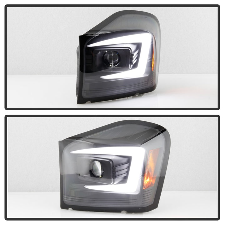 Spyder 04-06 Dodge Durango Projector Headlights - Black PRO-YD-DDU04-LB-BK - Bull Strap