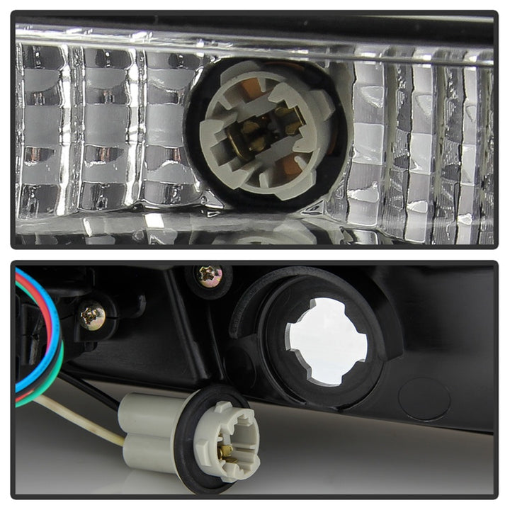 Spyder 05-09 Ford Mustang (White Light Bar) LED Tail Lights - Black ALT-YD-FM05V3-LED-BK - Bull Strap