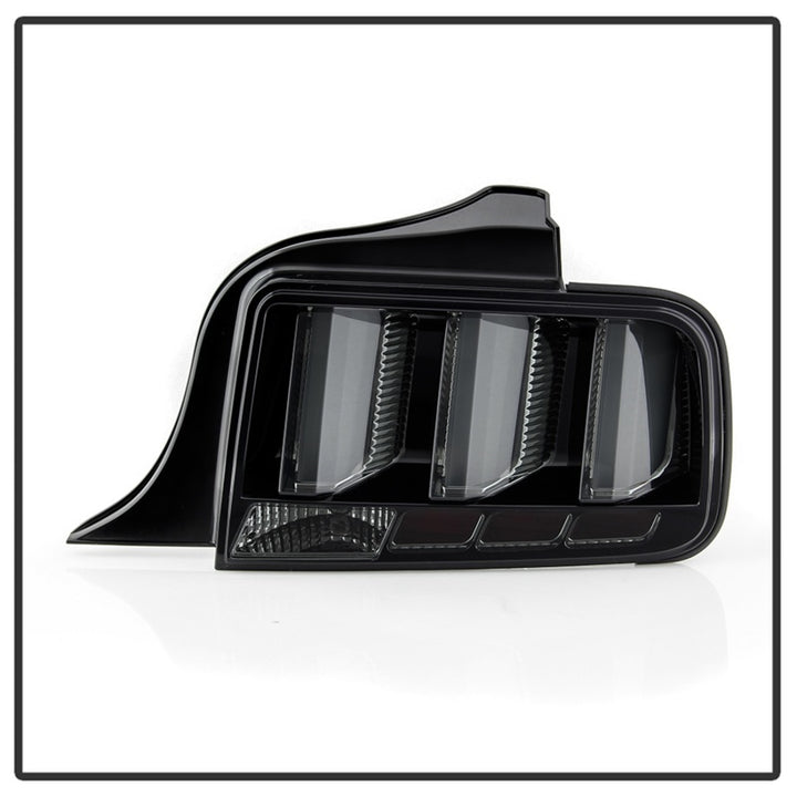 Spyder 05-09 Ford Mustang (White Light Bar) LED Tail Lights - Smoke ALT-YD-FM05V3-LED-SM - Bull Strap