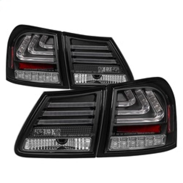 Spyder 07-11 Lexus GS 350 LED Tail Lights Black ALT-YD-LGS06-LED-BK - Bull Strap