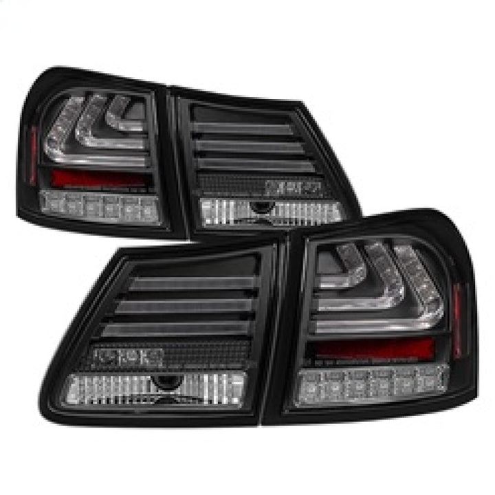 Spyder 07-11 Lexus GS 350 LED Tail Lights Black ALT-YD-LGS06-LED-BK - Bull Strap